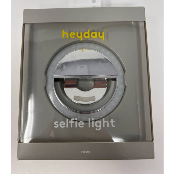 Heyday Selfie‎ Light Three Brightness Settings Warm & Cool Light Rechargeable - Picture 1 of 6